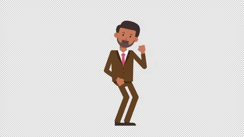 Indian Corporate Man Dancing Stock Footage 205076413