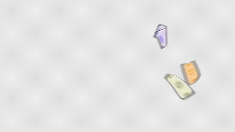 Indian currency notes flying in wind animation 動画素材 334324314