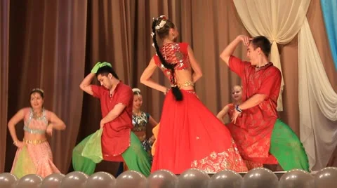 Indian dance Video stock 21302342