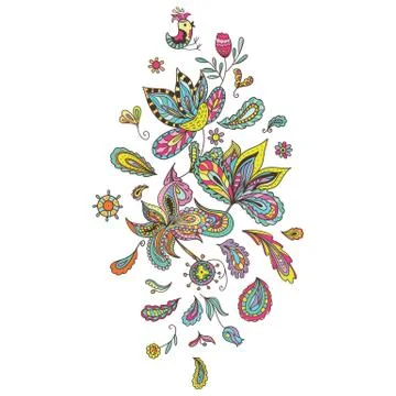 Indian Decorative Element Stock Illustration