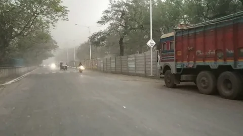 Indian deserted road Video stock 125762607