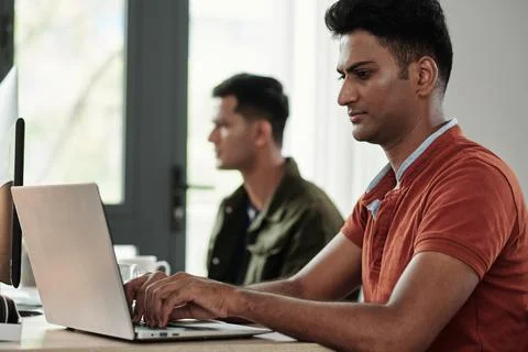 Indian Developer Testing New Feature Stock Photos