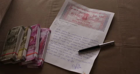 Indian Documents Stock Footage 169579992