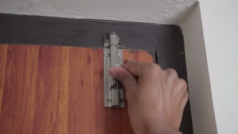 Indian door lock Stock Footage 321359102