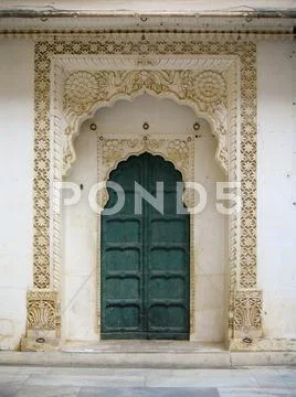 Indian doorway Stock Photos