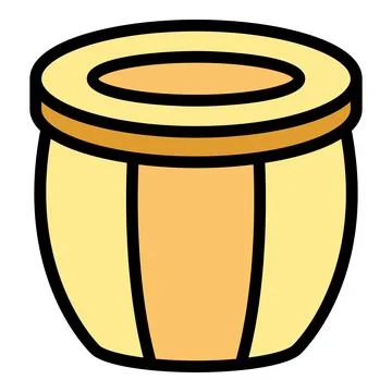 Indian drums icon vector flat イラスト素材
