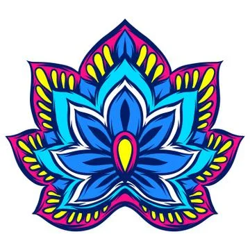 Indian ethnic decorative element. 스톡 일러스트
