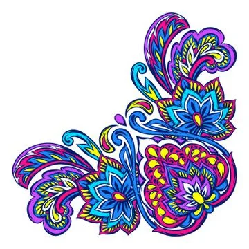 Indian ethnic decorative element. 스톡 일러스트