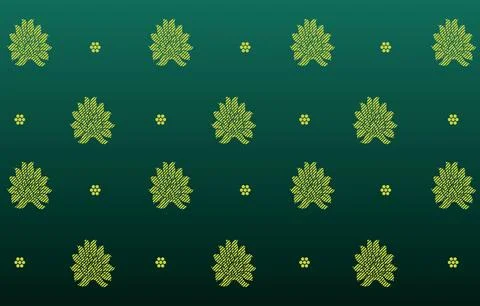 Indian ethnic sari design which is originated in india Stock Illustration
