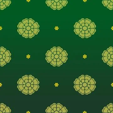 Indian ethnic sari design which is originated in india Stock Illustration