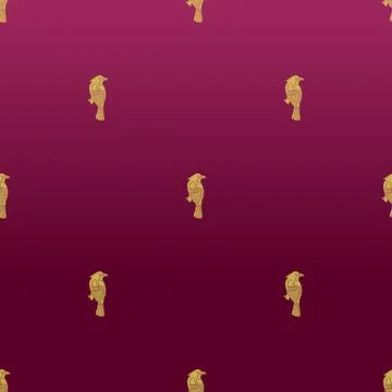 Indian ethnic sari design which is originated in india Stock Illustration