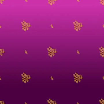 Indian ethnic sari design which is originated in india Stock Illustration
