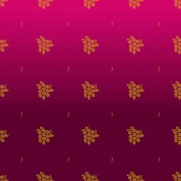 Indian ethnic sari design which is originated in india Stock Illustration