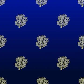 Indian ethnic sari design which is originated in india Stock Illustration