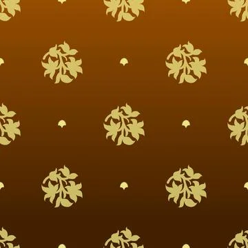 Indian ethnic sari design which is originated in india Stock Illustration