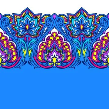 Indian ethnic seamless pattern. Stockillustratie