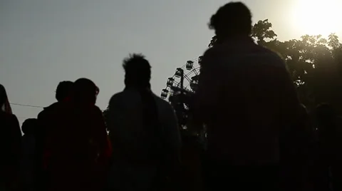 Indian Fair Stock Footage 32853700