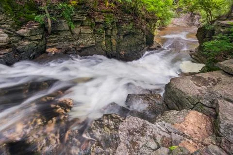 Indian Falls Cascade Stock Photos