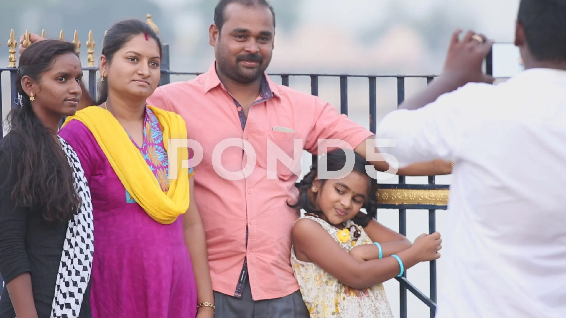 An Indian Family All Pose Together Ina Fun Setting Stock Photo, Picture and  Royalty Free Image. Image 3519439.