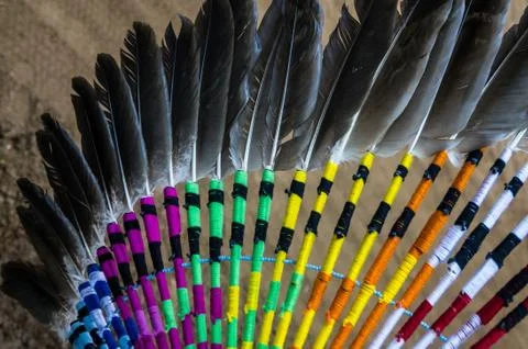 Indian feathers Stock Photos