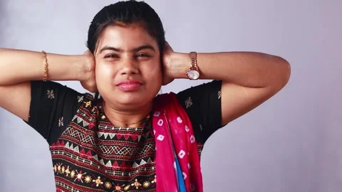 Indian female expression Stock Footage 274830913