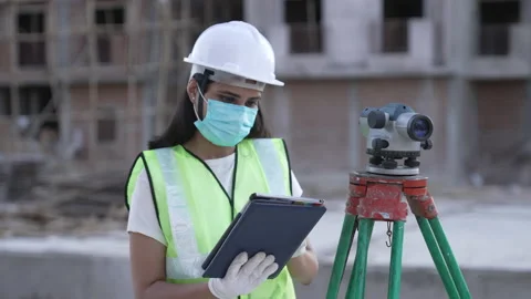 Indian female Worker Making Project using tablet. Stock Footage 161813709