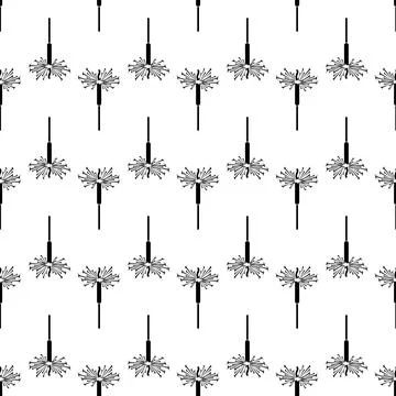 Indian fire light pattern seamless vector Stock Illustration