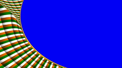 Indian flag  for 15 August independence day celebrations Video stock 131990379