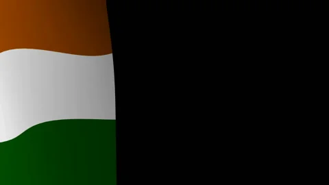 Indian flag  for 15 August independence day celebrations Video stock 132055121