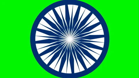 Indian flag  for 15 August independence day celebrations Video stock 132057439