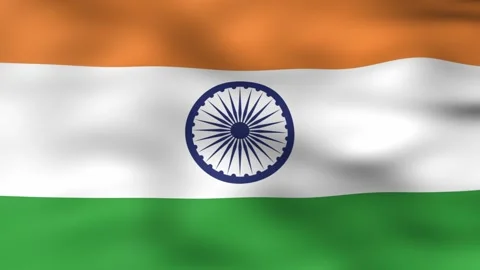Indian Flag Animation Stock Footage 321384731