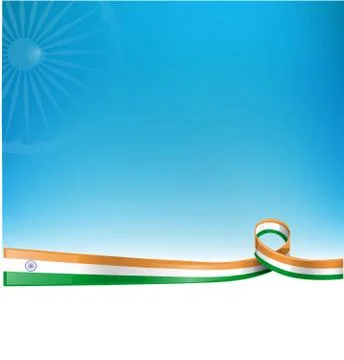 Indian flag background Stock Illustration