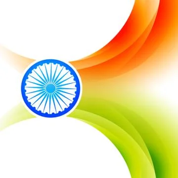 Indian flag background Stock Illustration