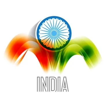 Indian flag background Stock Illustration