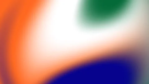 Indian Flag Colors Abstract Motion Graphic Background for Independence Day. Stock Footage 343925569