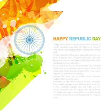 Indian flag design Stock Illustration