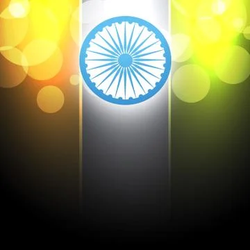 Indian flag design Stock Illustration
