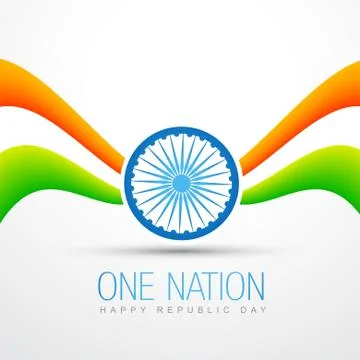 Indian flag design Stock Illustration