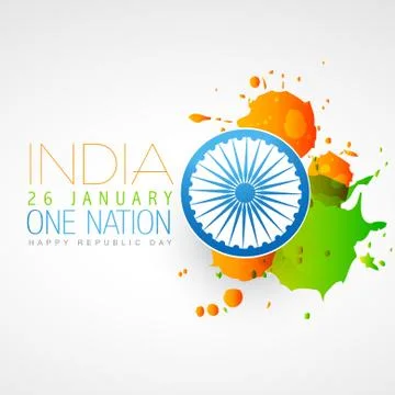 Indian flag design Stock Illustration