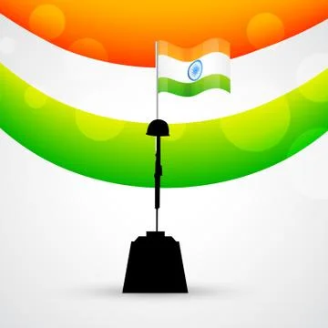 Indian flag design Stock Illustration