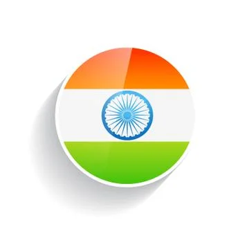 Indian flag design Stock Illustration