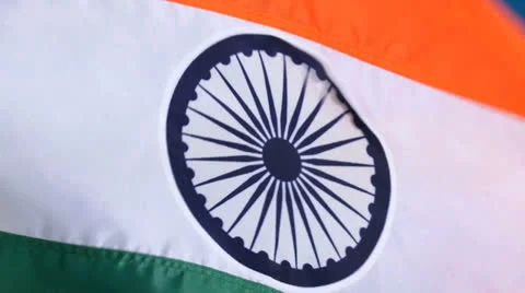 Indian flag Stock Footage 25272607