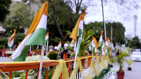 Indian flag Stock Footage 329103228