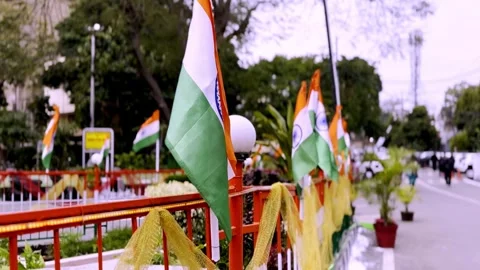 Indian flag Video stock 329103233