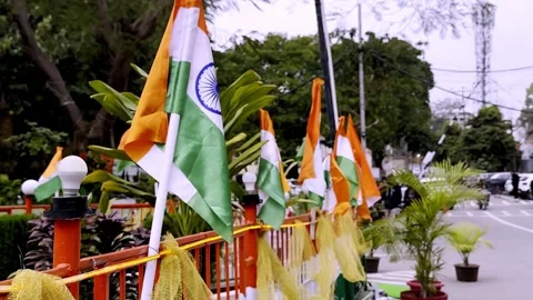 Indian flag Stock Footage 329103243