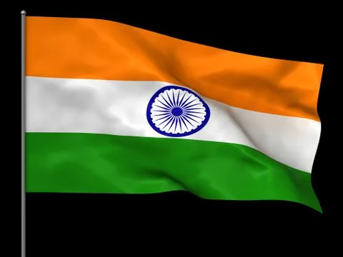 Indian flag Stock Illustration