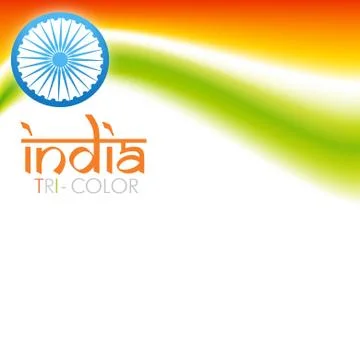 Indian flag Illustrazione stock