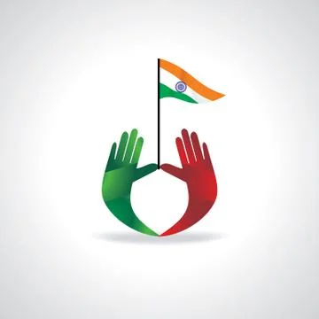 Indian flag Stock Illustration