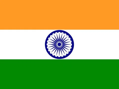 Indian Flag Stock Illustration