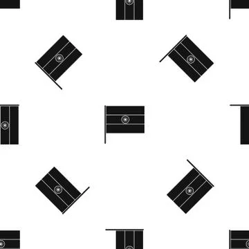Indian flag pattern seamless black Stock Illustration